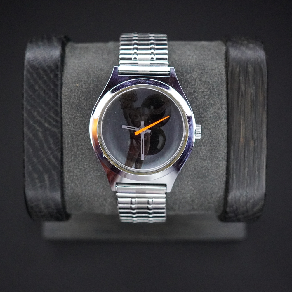 RARE 1970s Hugh Hefner Playboy Style Novelty Watch
